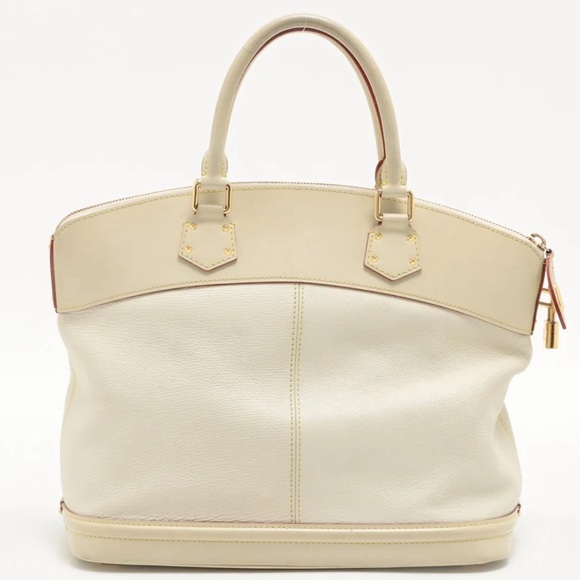 Louis Vuitton Suhali Lockit MM - Ivory With Gold hardware M91874 - Picture 2 of 13